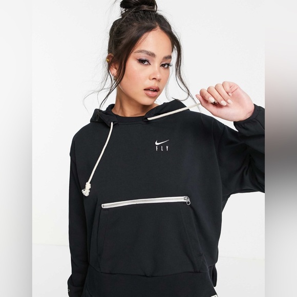 Nike Tops - Nike Black Hoodie Hooded Sweatshirt